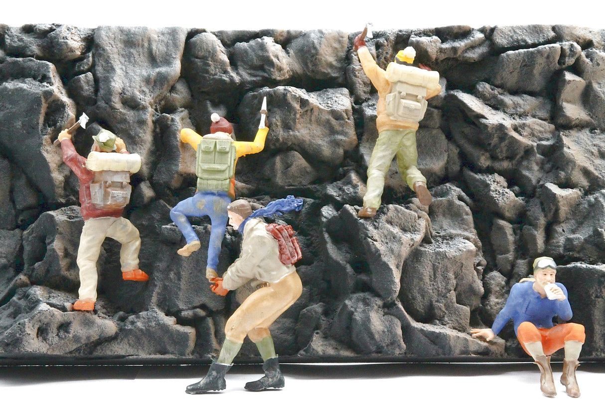 Iberplace 40031 Figuras de Escaladores para Dioramas 1:22,5