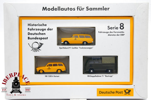 1/87 BREKINA serie 8 PKW Deutsche Post Opel Volkswagen escala ho 00 modelcars