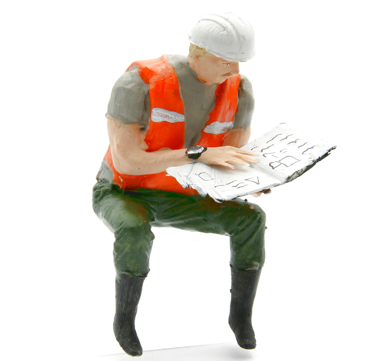 IG00001 Spur G "Paul" obrero de la construcción figuras a escala 1:22,5