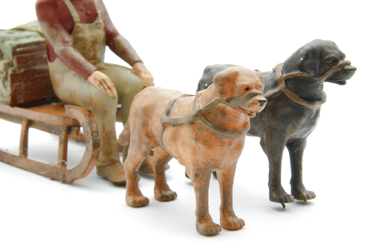 Iberplace 40026 Spur G Western figuras a escala G 1:22,5 Set dog sled