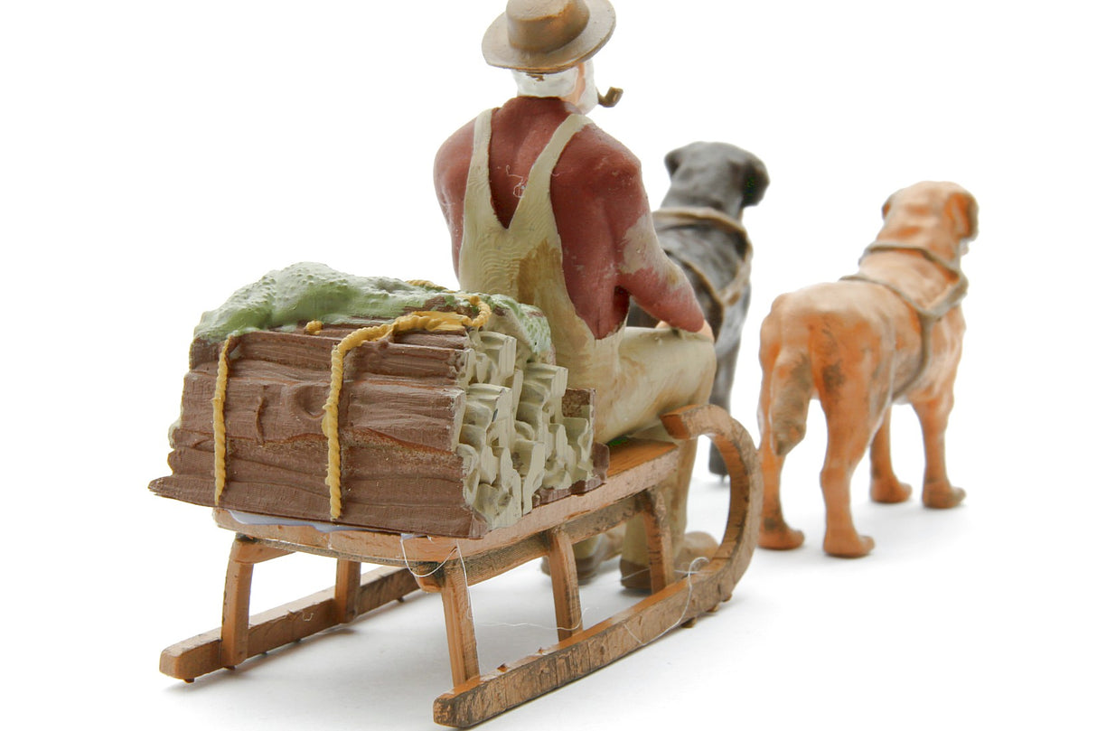 Iberplace 40026 Spur G Western figuras a escala G 1:22,5 Set dog sled