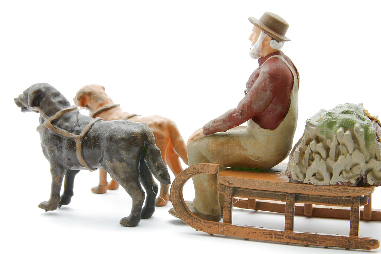 Iberplace 40026 Spur G Western figuras a escala G 1:22,5 Set dog sled