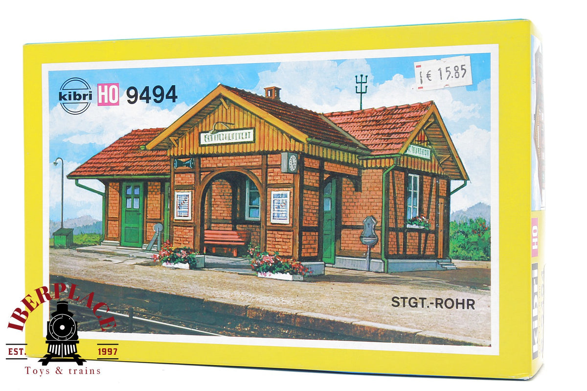 1:87 Kibri B-9494 Bahnhof Stuttgart Estación De Tren 19x11x7.5cm H0 Es ...