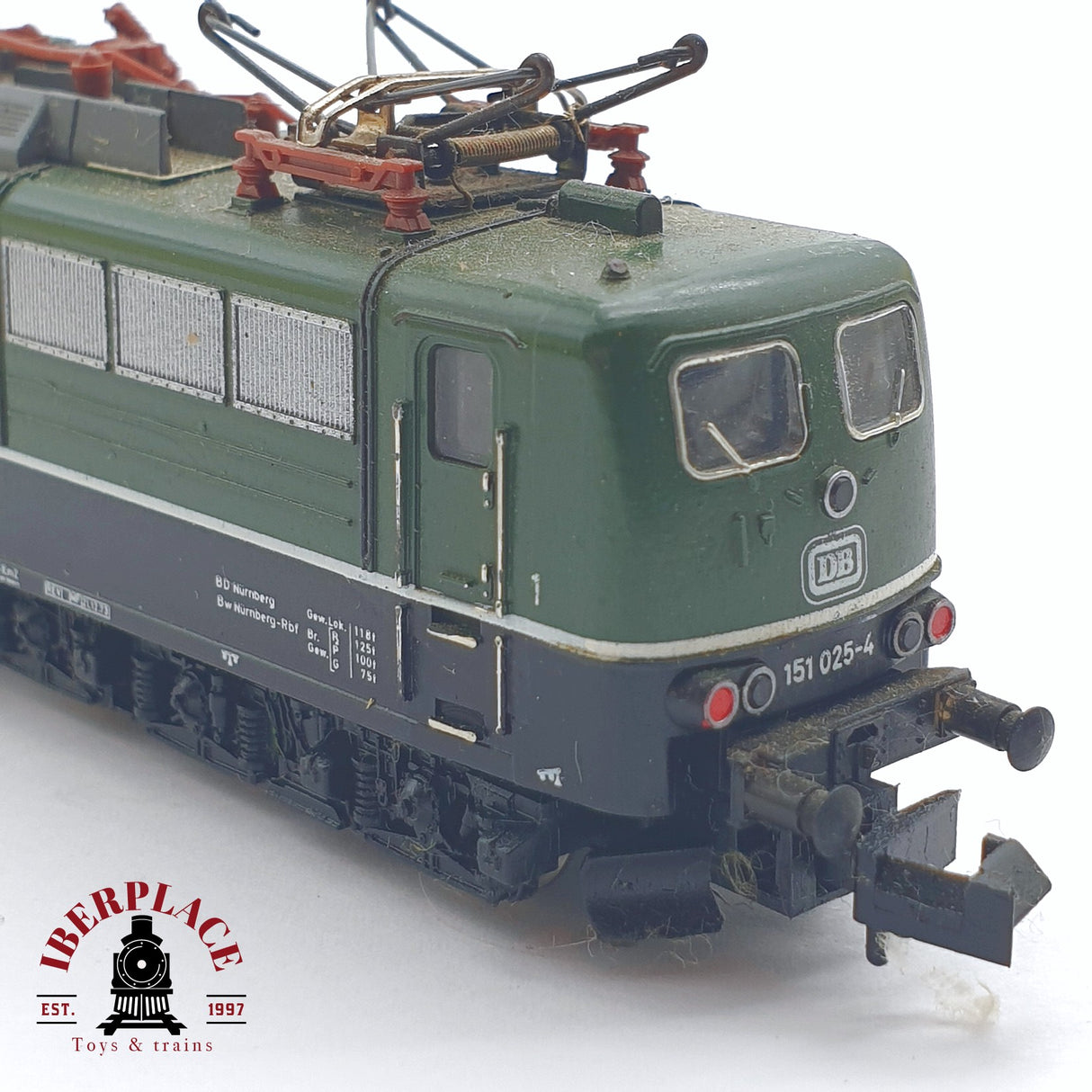 ♻️ 2 mano - Minitrix 51 2056 00 Locomotora BR 151 DB N escala 1:160 TEN03