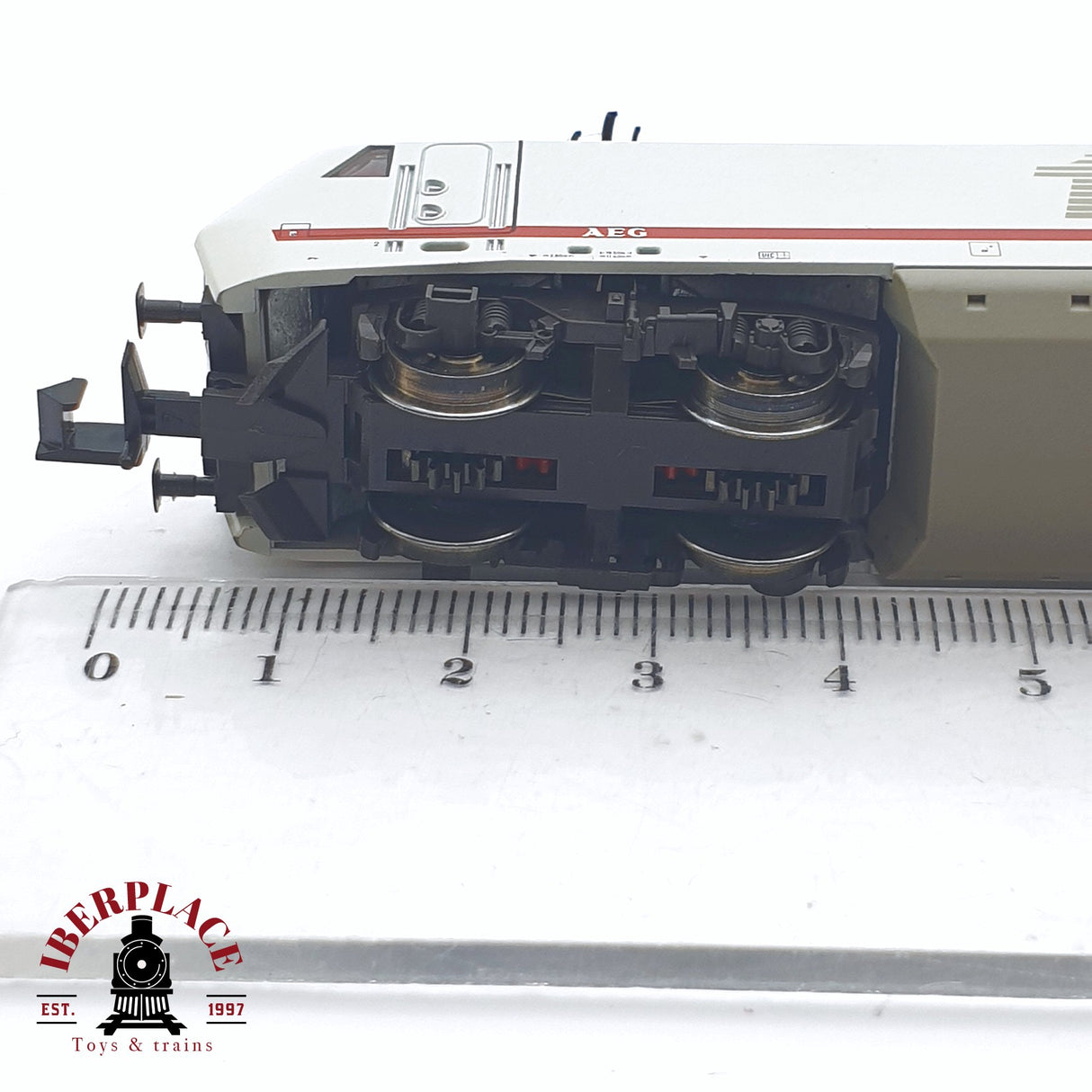 ♻️ 2 mano - Minitrix 12640 Locomotora AEG 128 001-5 N escala 1:160 TEN03