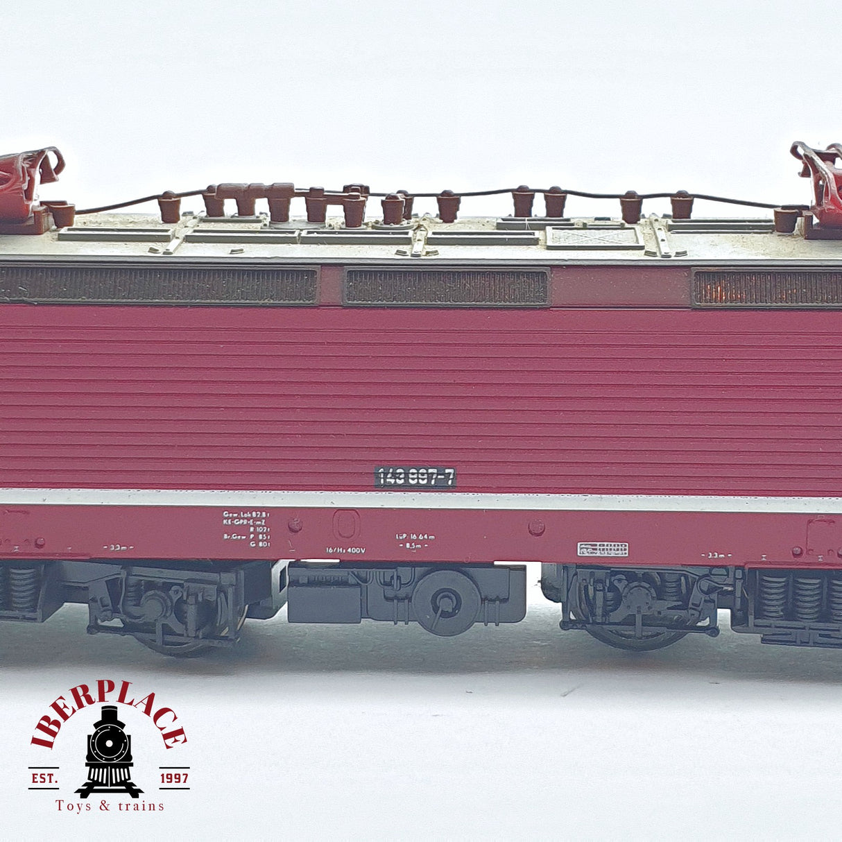 ♻️ 2 mano - Minitrix 12881 Locomotora BR 143 DR N escala 1:160 TEN03