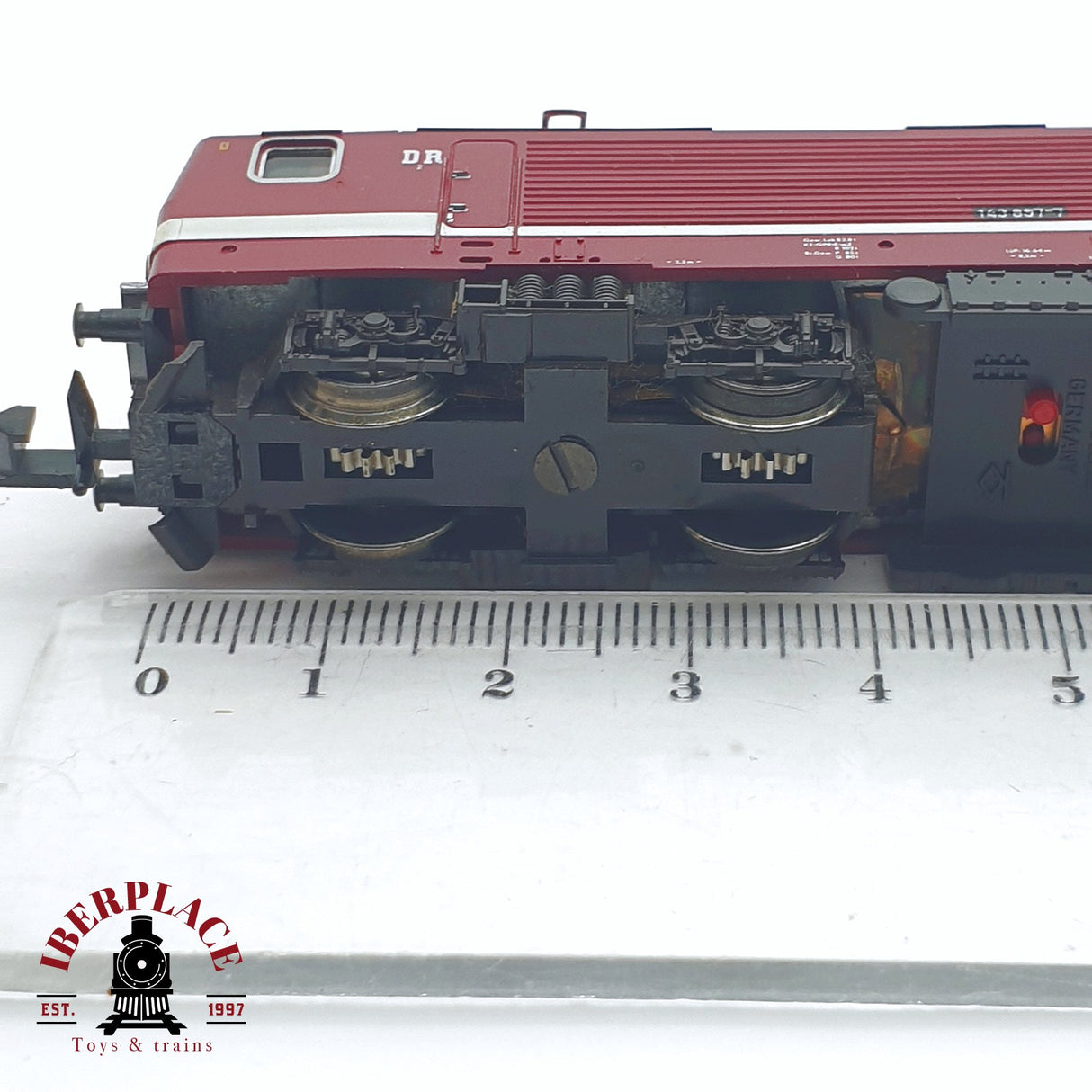 ♻️ 2 mano - Minitrix 12881 Locomotora BR 143 DR N escala 1:160 TEN03