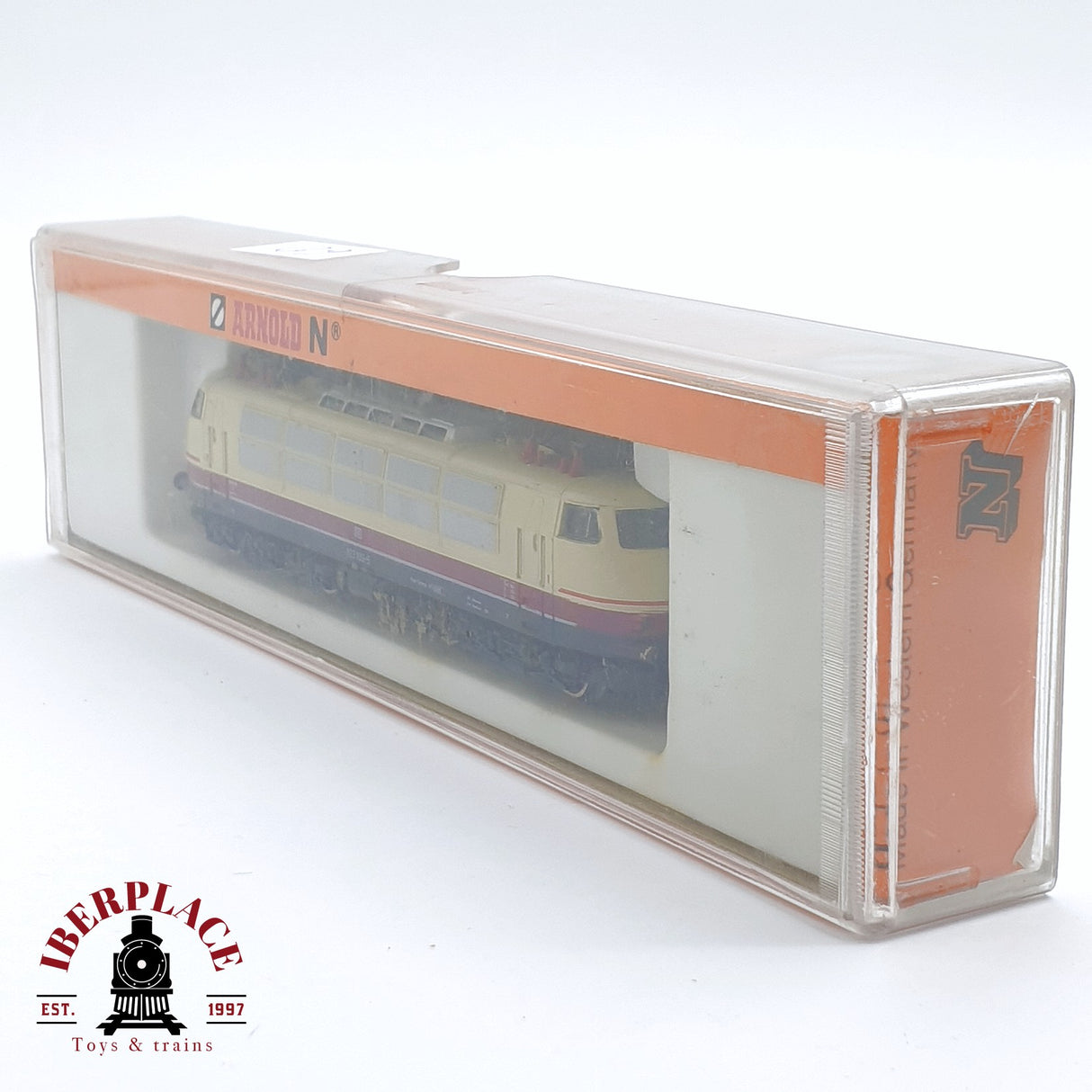 ♻️ 2 mano - Arnold 2350 Locomotora BR 103 DB N escala 1:160 TEN03