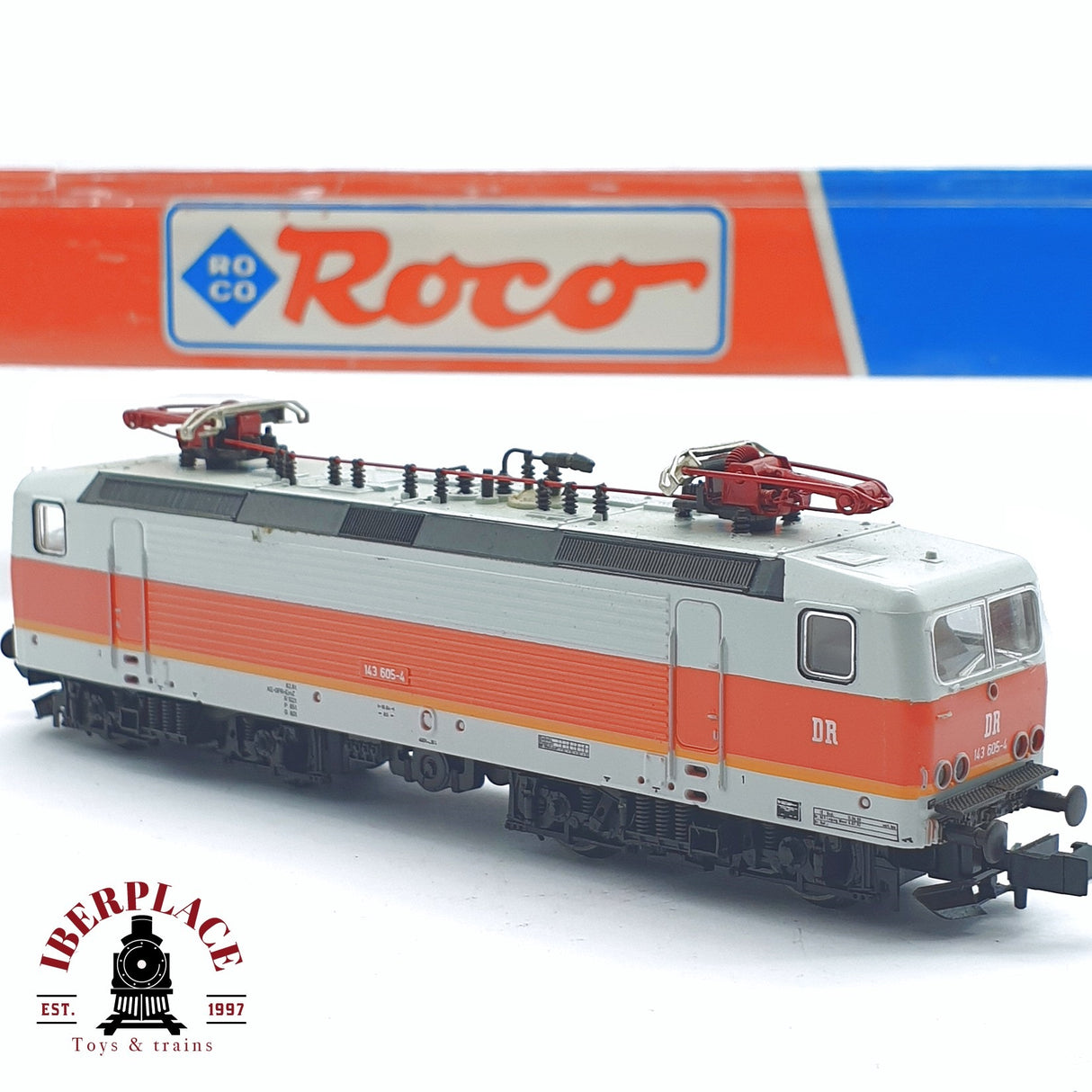 ♻️ 2 mano - Roco 23281 Locomotora BR 143 DR N escala 1:160 TEN03