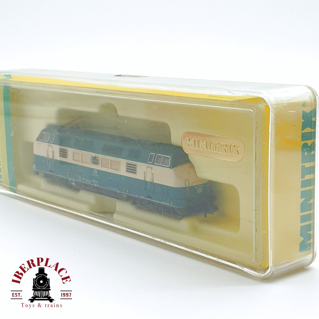 ♻️ 2 mano - Minitrix 12079 Locomotora BR 221 DB N escala 1:160 TEN03
