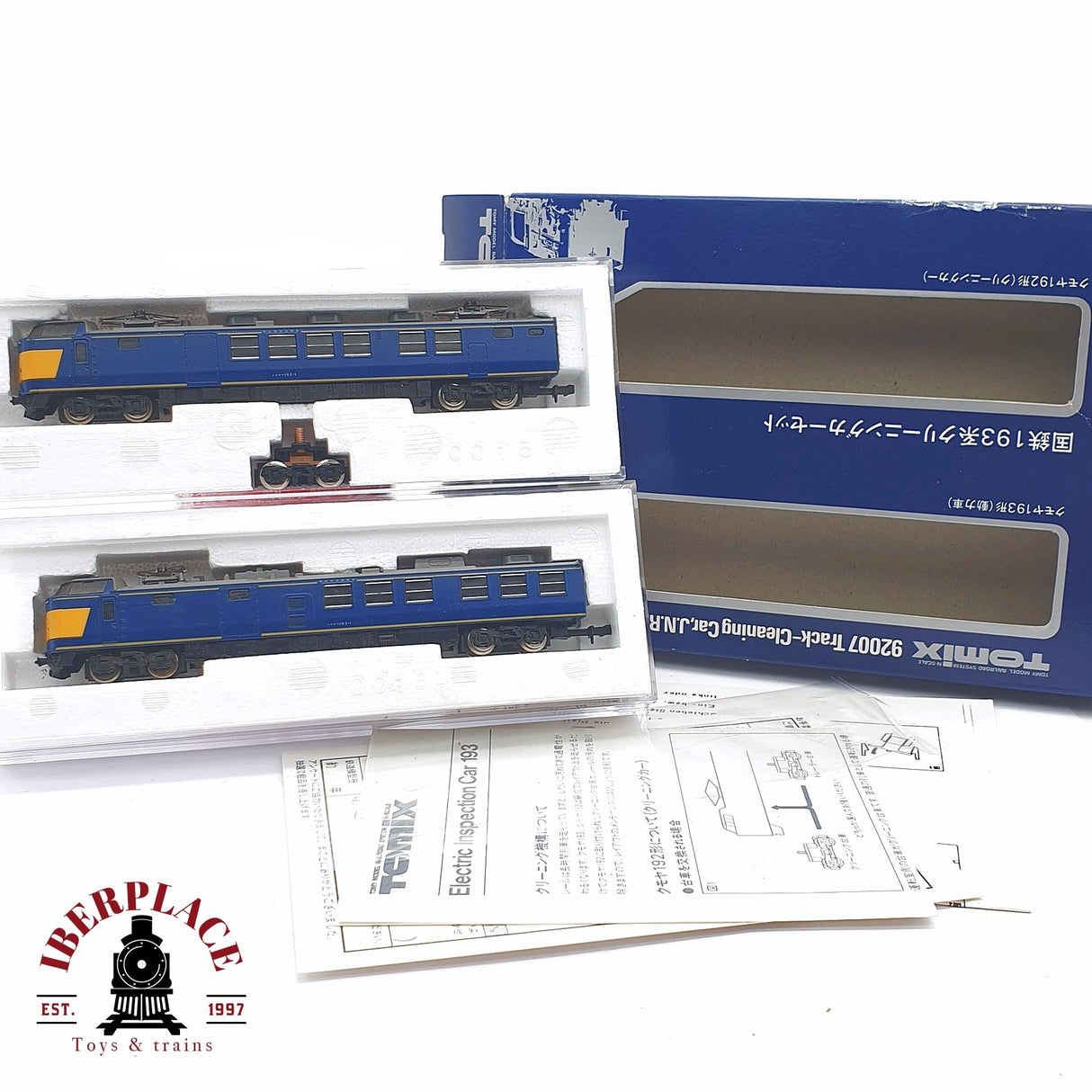 ♻️ 2 mano - Tomix 92007 locomotora limpia vías J.N.R EC 193 N escala 1:160 TEN03