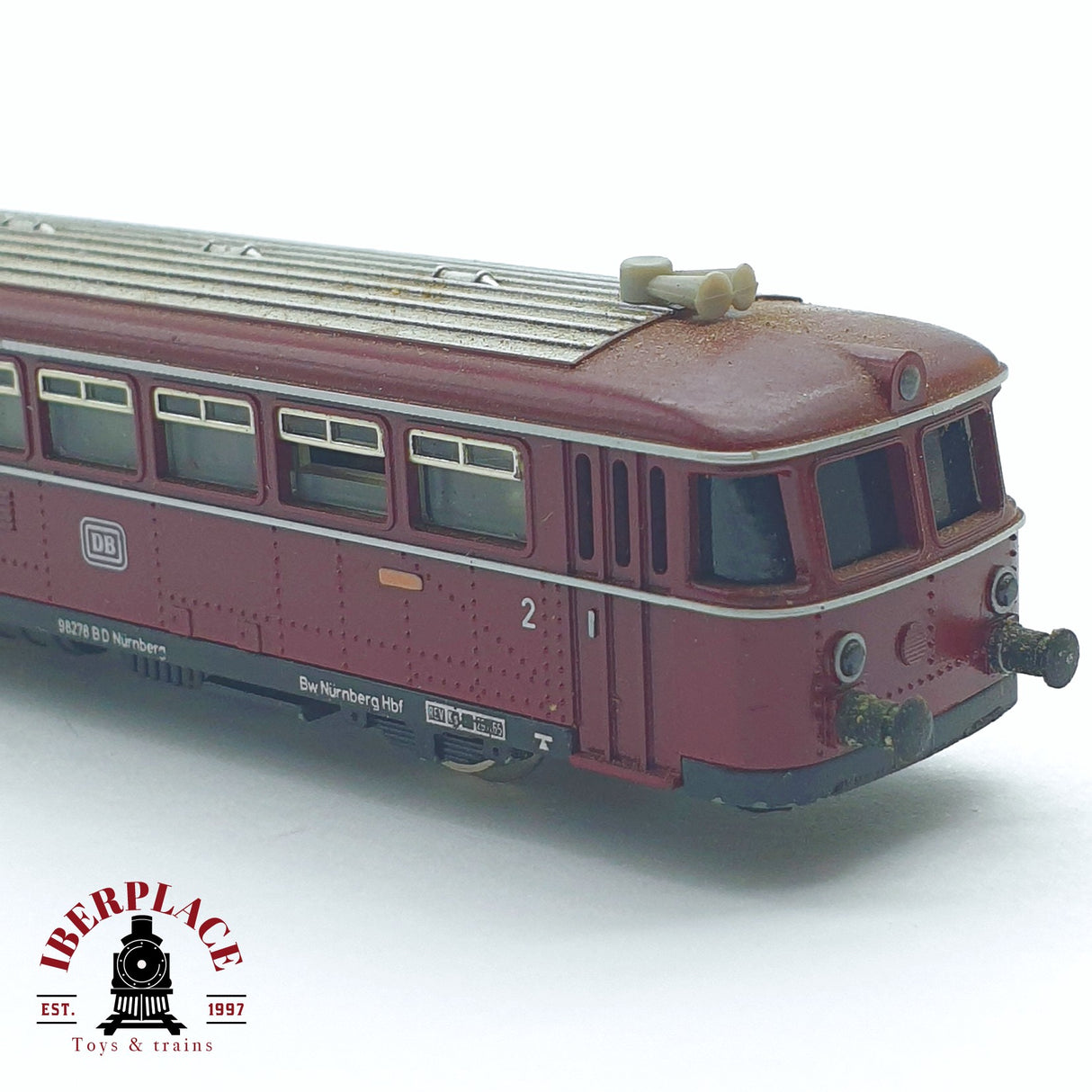 ♻️ 2 mano - Minitrix 51 2980 00 Ferrobus con remolque DB N escala 1:160 TEN03