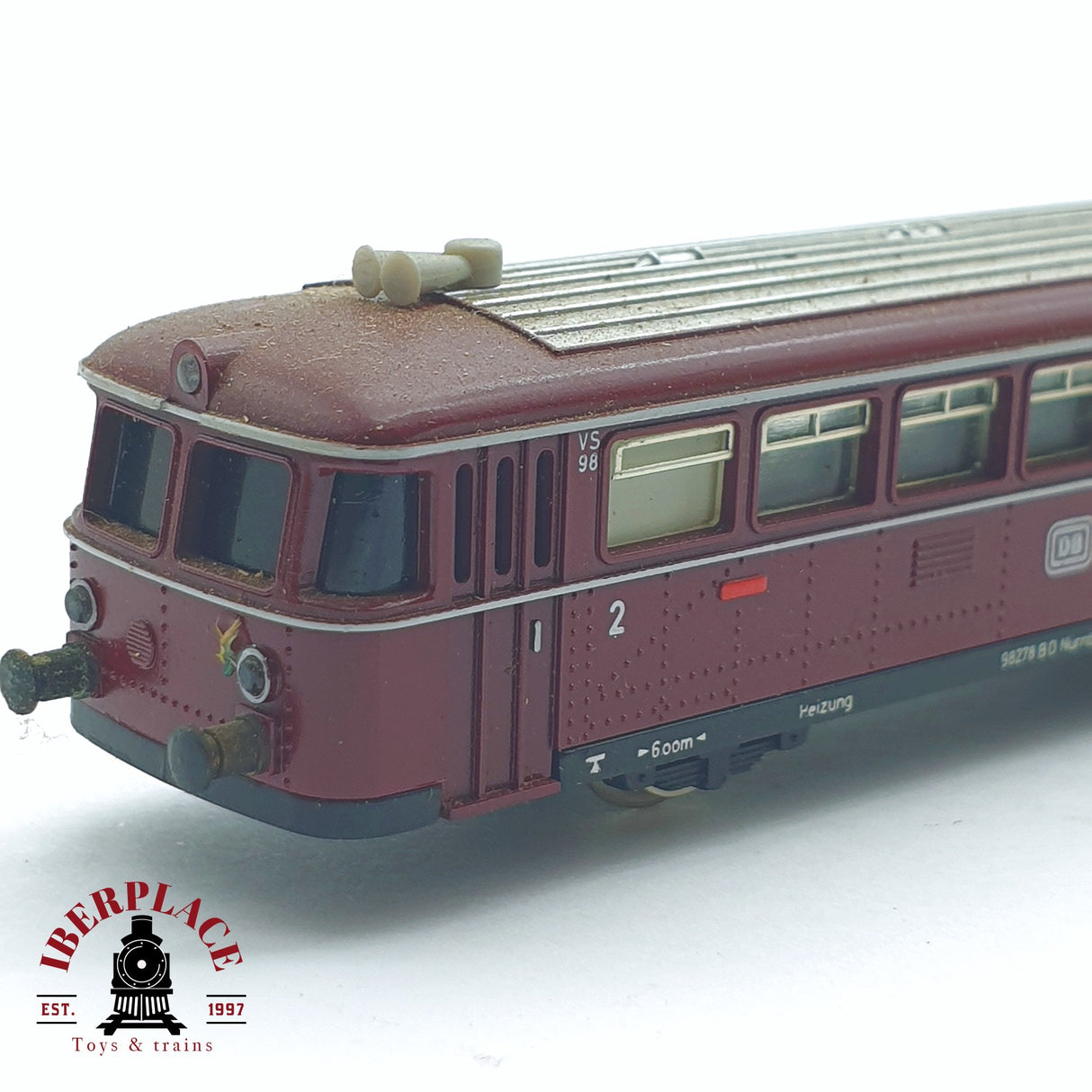 ♻️ 2 mano - Minitrix 51 2980 00 Ferrobus con remolque DB N escala 1:160 TEN03