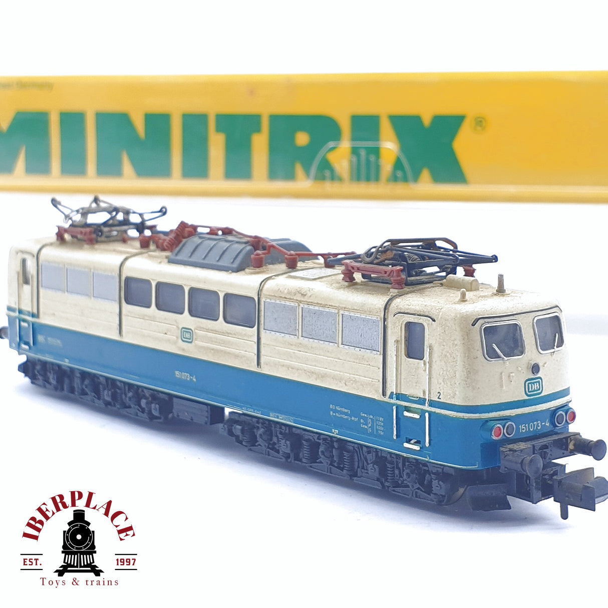 ♻️ 2 mano - Minitrix 51 2068 00 Locomotora BR 151 DB N escala 1:160 TEN03