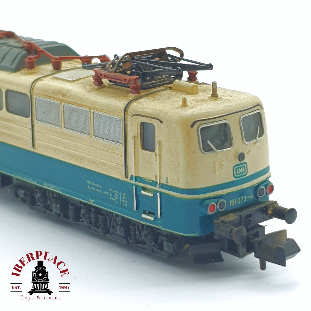♻️ 2 mano - Minitrix 51 2068 00 Locomotora BR 151 DB N escala 1:160 TEN03