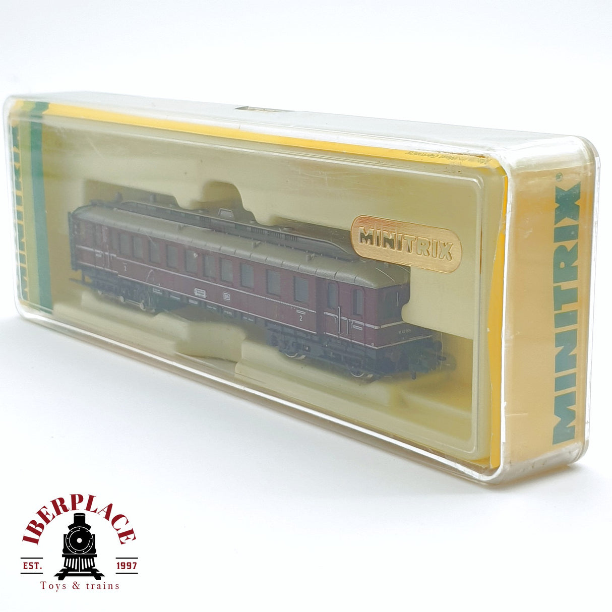 ♻️ 2 mano - Minitrix 51 2096 00 Locomotora DB 62 904 N escala 1:160 TEN03