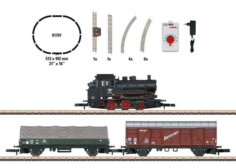 Märklin 81701 – Set de iniciación tren de mercancías BR 89 DB 2