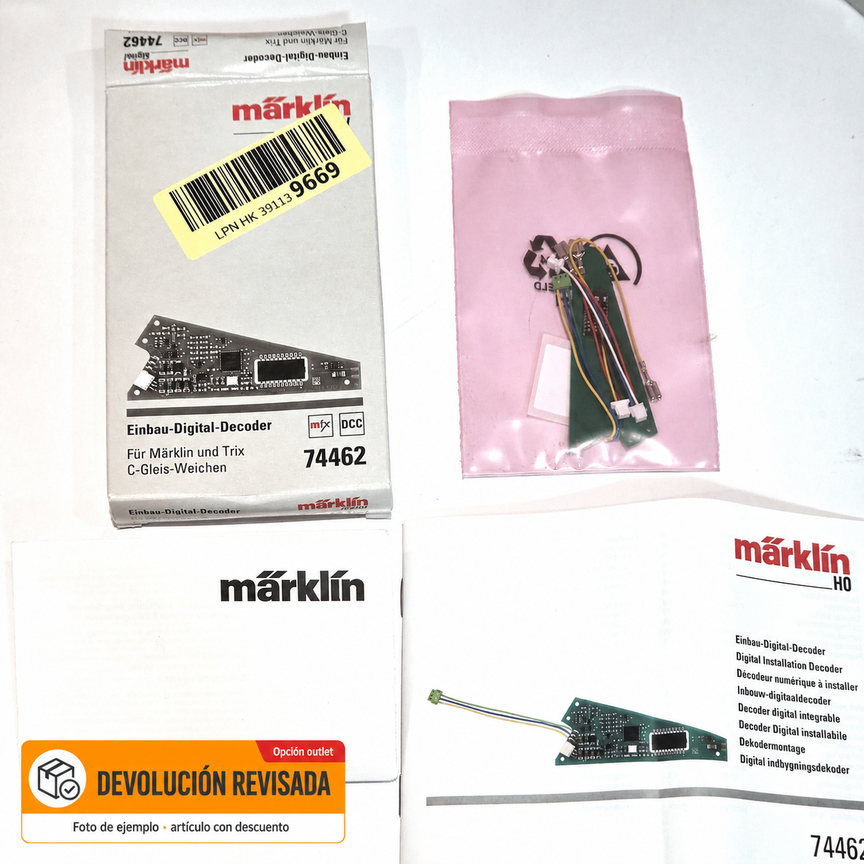 Märklin 74462 Decodificador Digital mfx DCC Vía C H0 | Märklin y Trix