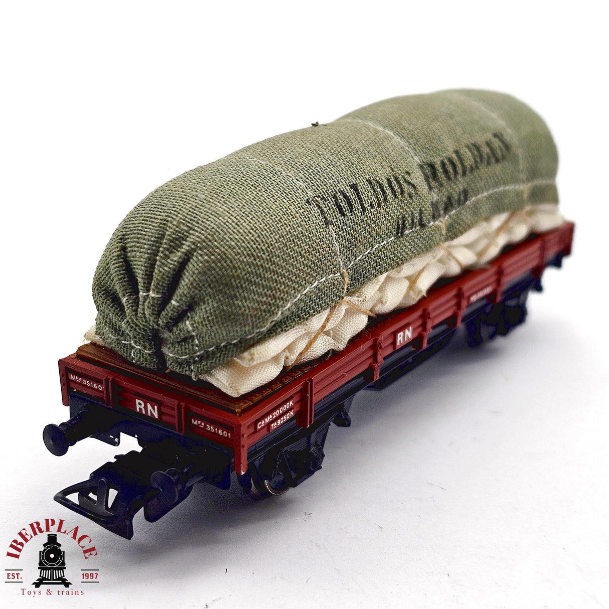 ♻️ 2da mano - Electrotren vagón toldos Roldan Bilbao RENFE H0 escala 1:87 A15