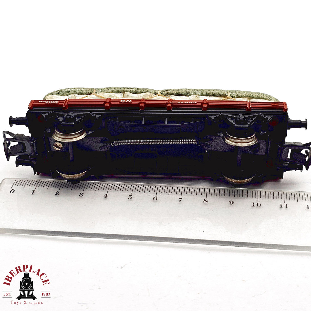 ♻️ 2da mano - Electrotren vagón toldos Roldan Bilbao RENFE H0 escala 1:87 A15