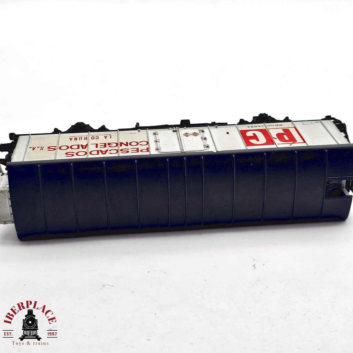 ♻️ 2da mano - DC Electrotren vagon cerrado Pescados Congelados H0 escala 1:87 A15