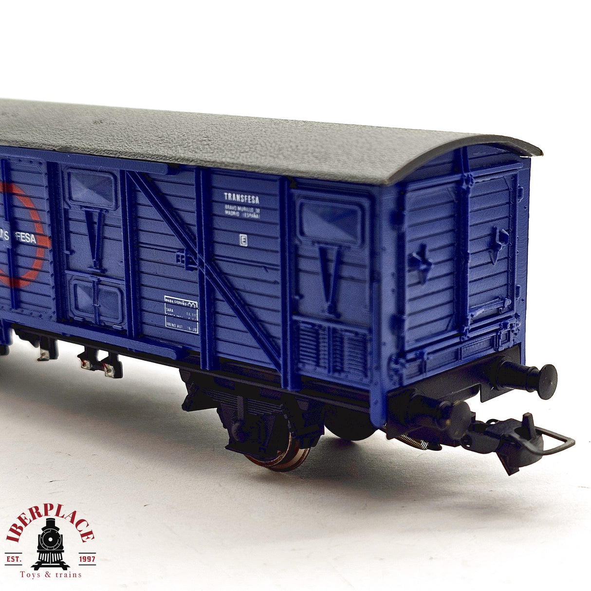 ♻️ 2da mano - DC Electrotren 1310K vagón cerrado transfesa RENFE H0 escala 1:87 A15 1/2