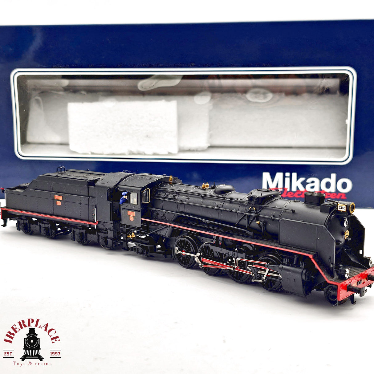 ♻️ 2da mano - DC Electrotren 4152 Locomotora RENFE Mikado 141 Epoca III H0 escala 1:87 A15