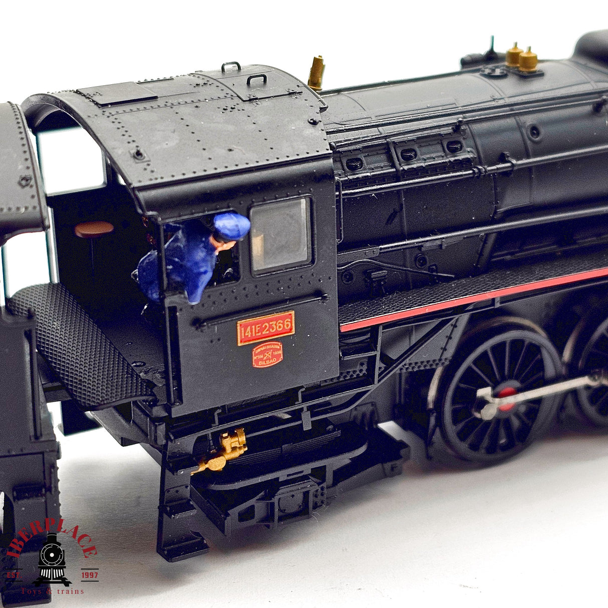 ♻️ 2da mano - DC Electrotren 4152 Locomotora RENFE Mikado 141 Epoca III H0 escala 1:87 A15