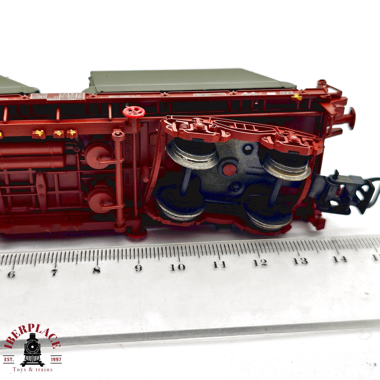 ♻️ 2da mano - Electrotren 5142 vagon plataforma vehículos militares H0 escala 1:87 A15
