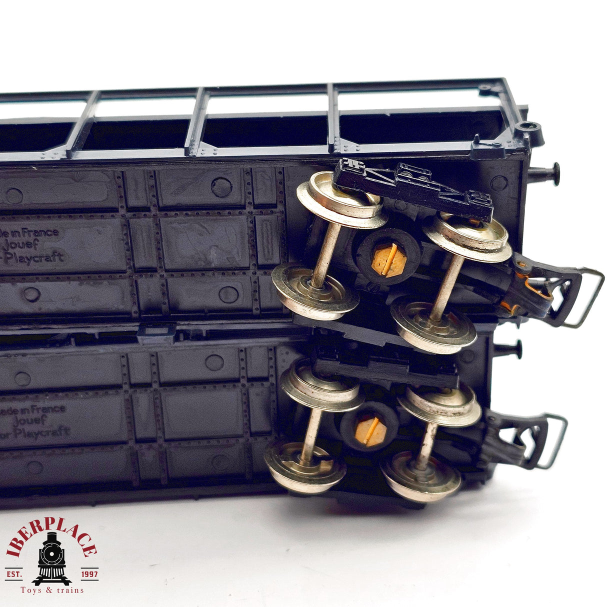 ♻️ 2da mano - DC 2x Jouef vagones transporte de coches SNCF H0 escala 1:87 A15
