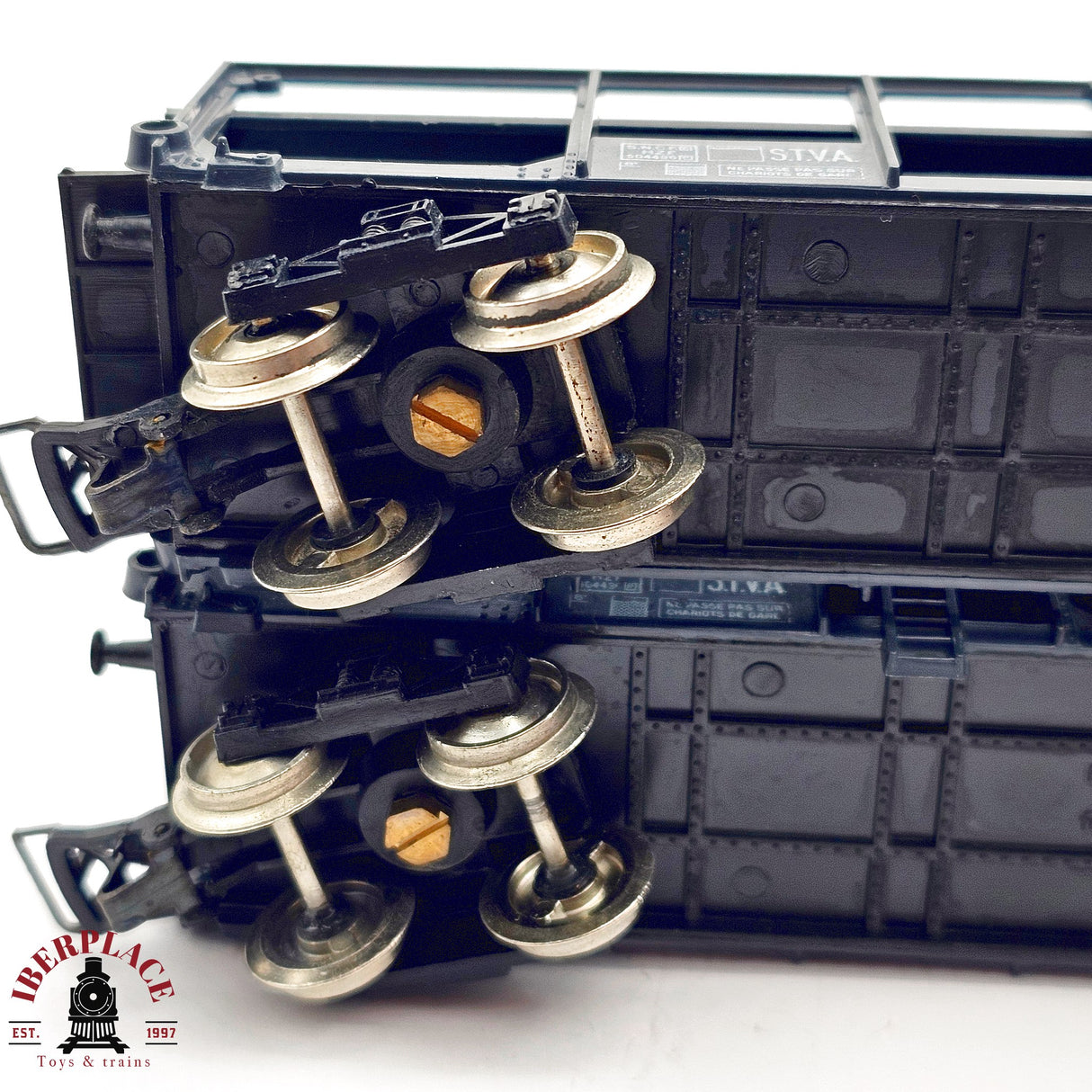 ♻️ 2da mano - DC 2x Jouef vagones transporte de coches SNCF H0 escala 1:87 A15