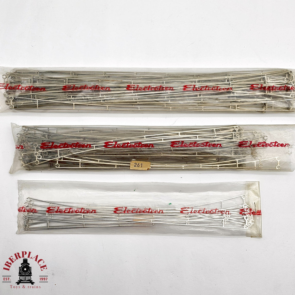 ♻️ 2da mano - Electrotren 262 Lote mixto Hilo de contacto catenarias H0 escala 1:87 A15