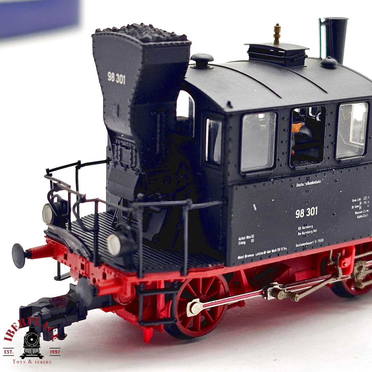 ♻️ 2da mano - DC Roco 63230 Locomotora BR 98 DB H0 escala 1:87 E13 2/2