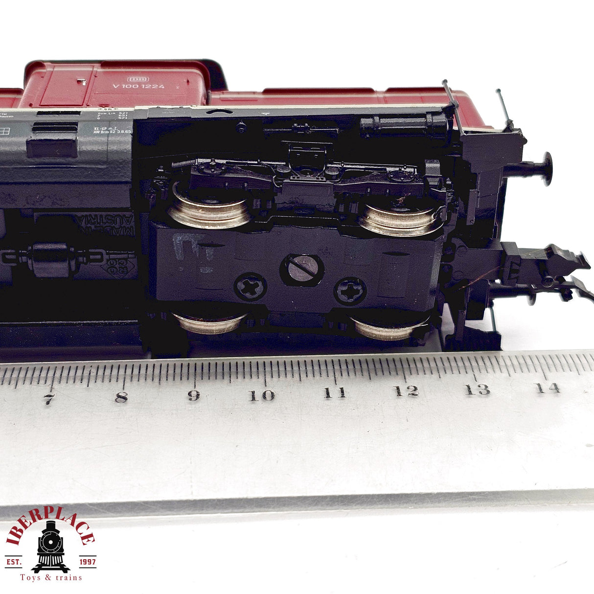 ♻️ 2da mano - DC Roco 63417 Locomotora V100 1224 DB H0 escala 1:87 E13