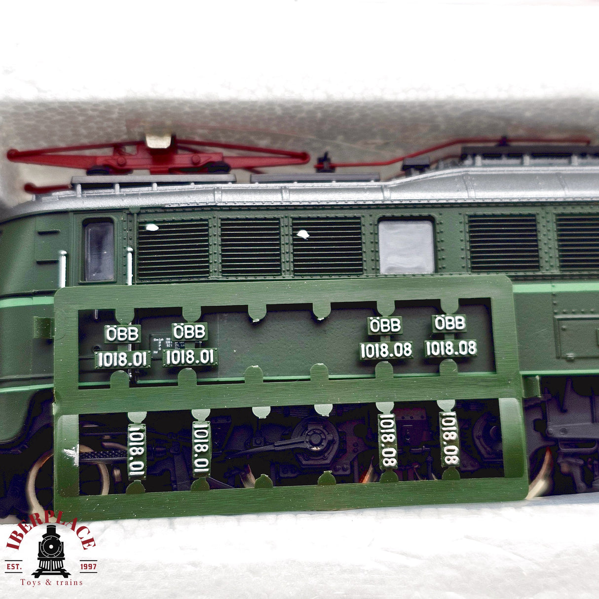 ♻️ 2da mano - DC Roco 04141F Locomotora BR 1018 ÖBB H0 escala 1:87 E13x