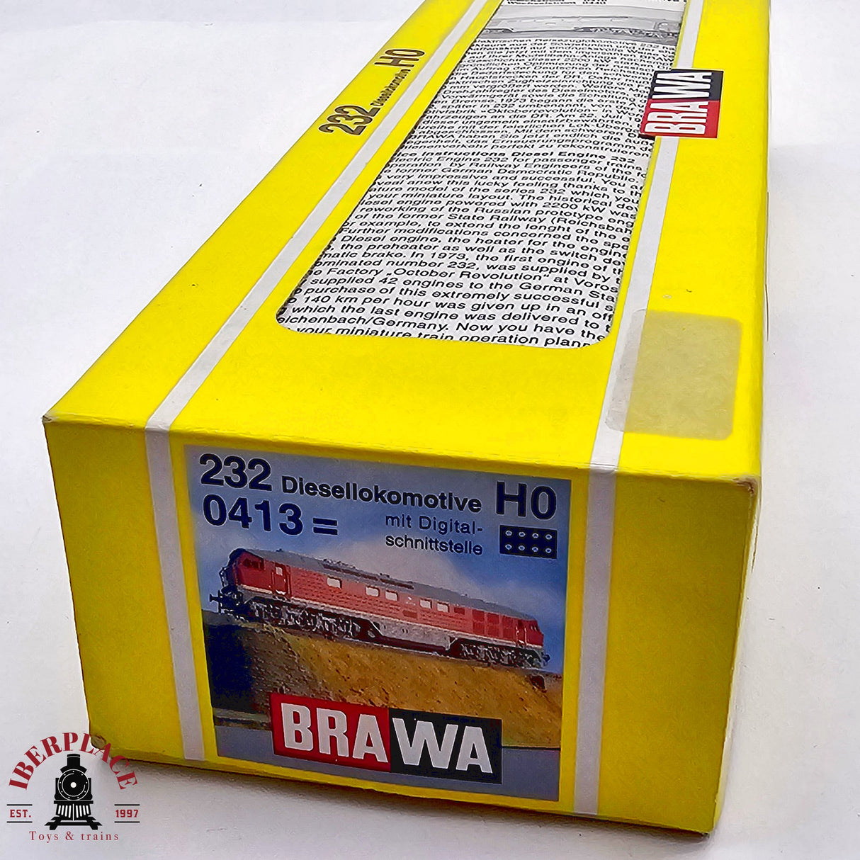 ♻️ 2da mano - DC BRAWA 0413 Locomotora BR 232 DB H0 escala 1:87 E13