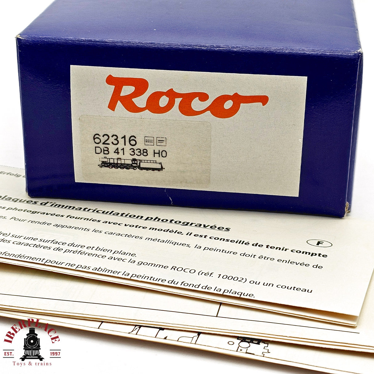 ♻️ 2da mano - DC Roco 62316 Locomotora BR 41 338 DB H0 escala 1:87 E13