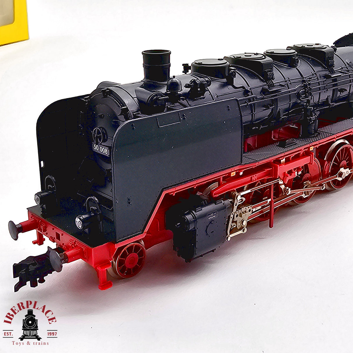 ♻️ 2da mano - DC Fleischmann 4174 Locomotora BR 50 008 DR H0 escala 1:87 E13