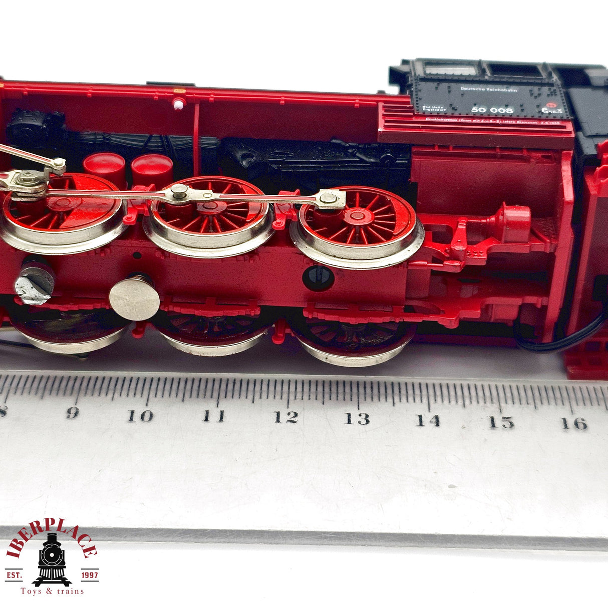♻️ 2da mano - DC Fleischmann 4174 Locomotora BR 50 008 DR H0 escala 1:87 E13