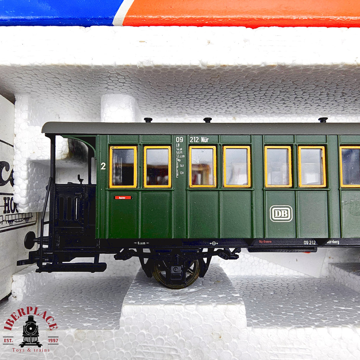 ♻️ 2da mano - DC 5x Roco vagones pasajeros DB clases 1-2 H0 escala 1:87 E13