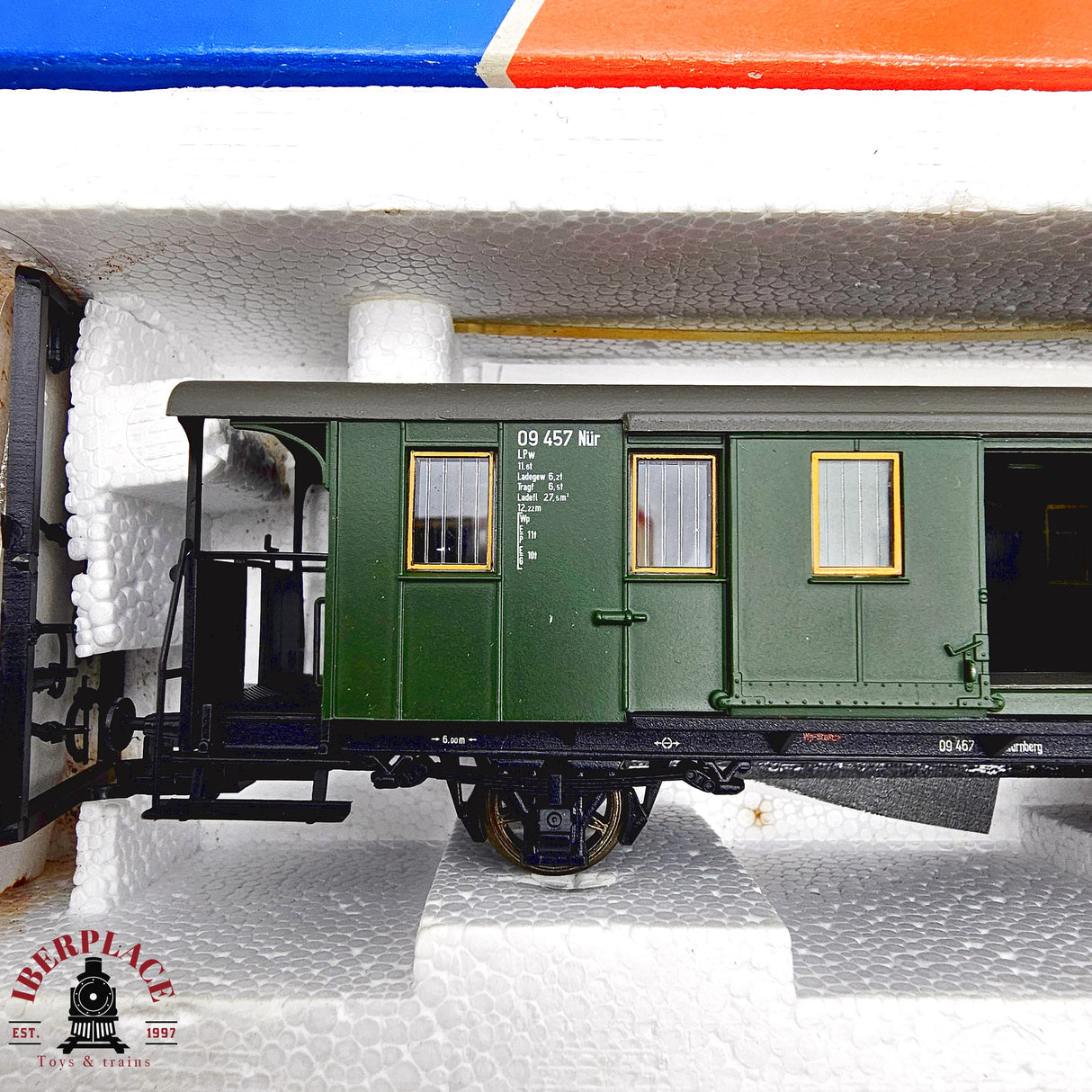 ♻️ 2da mano - DC 5x Roco vagones pasajeros DB clases 1-2 H0 escala 1:87 E13