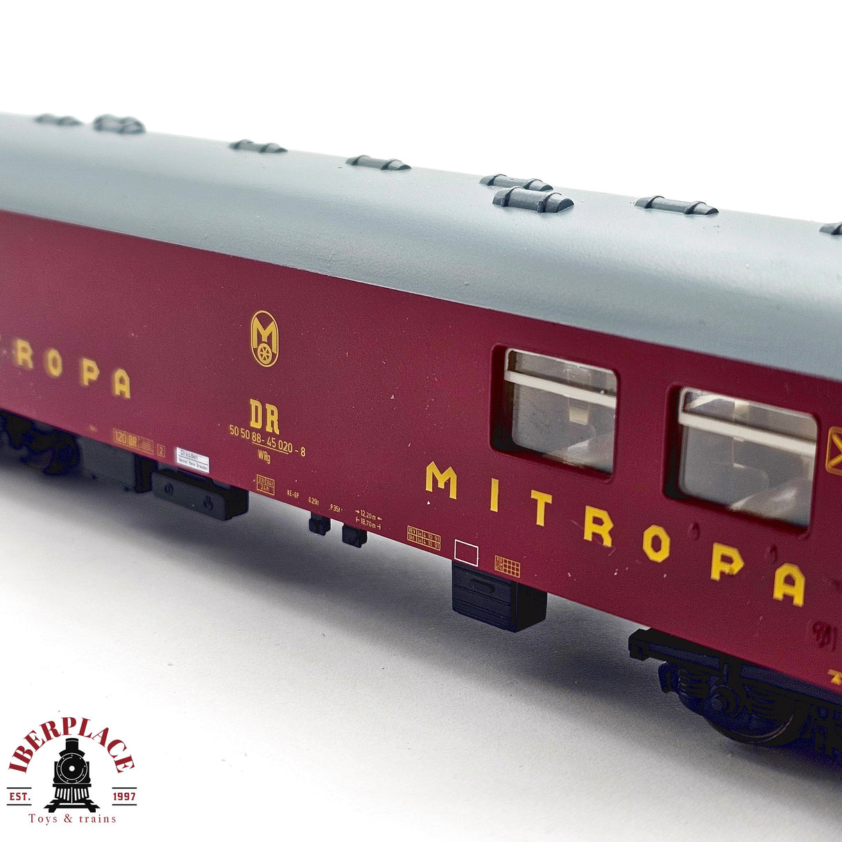 ♻️ 2da mano - DC Tilligh Bahn 74366 vagón restaurante DR Mitropa H0 escala 1:87 E13