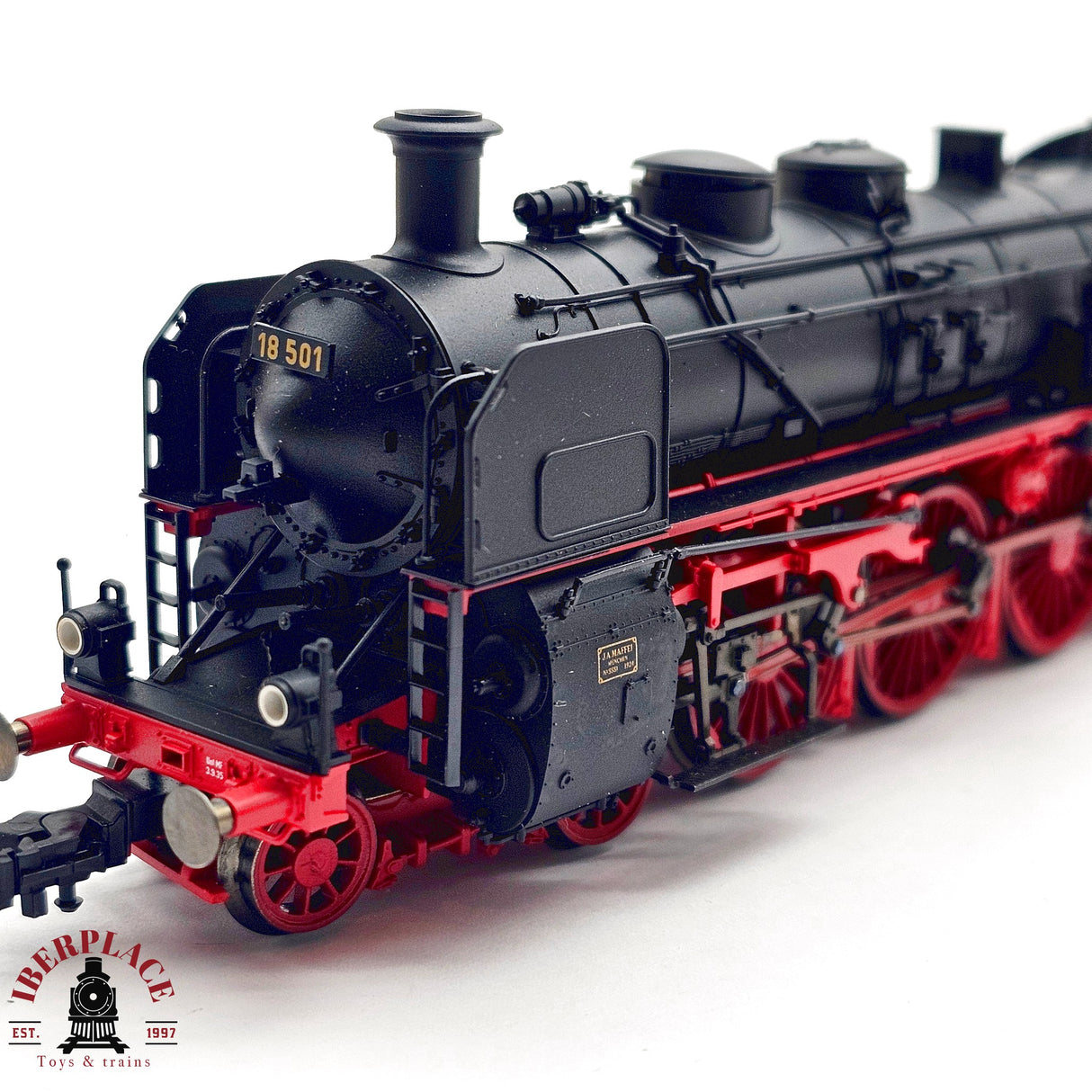 ♻️ 2da mano - DC Fleischmann 4119K Locomotora BR 18 501 DR H0 escala 1:87 E13