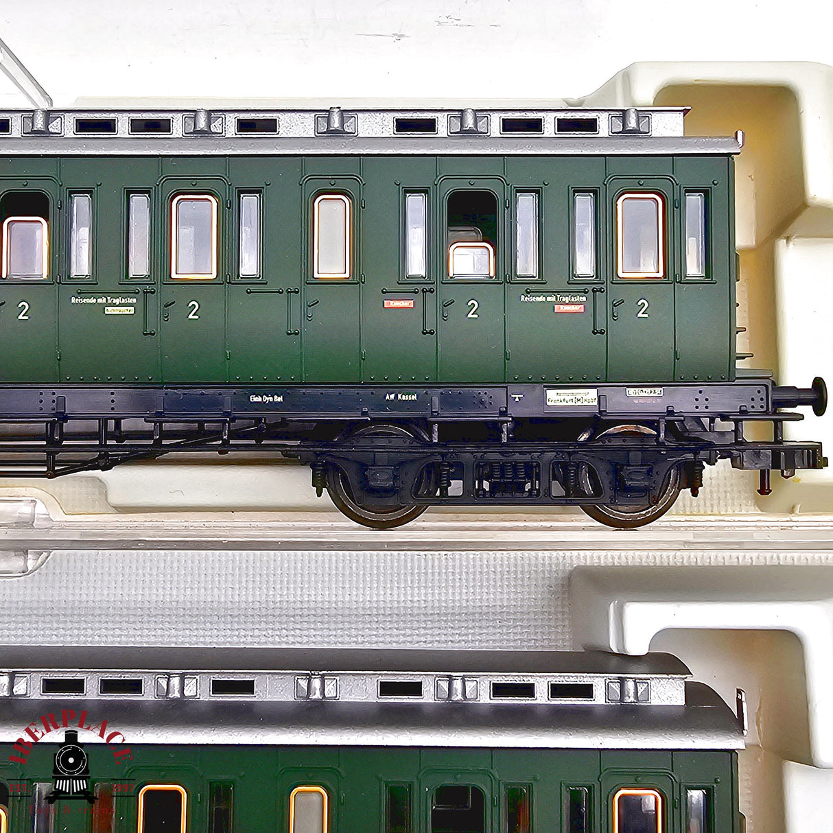 ♻️ 2da mano - DC Fleischmann 5x vagones pasajeros y postales DRG H0 escala 1:87 E13