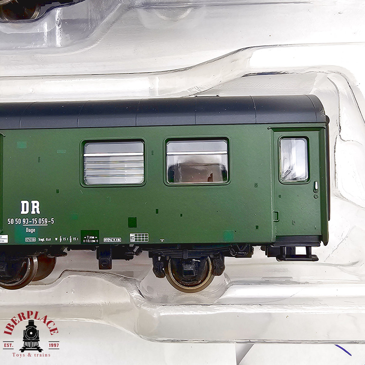 ♻️ 2da mano - DC PIKO 58300 set de 3 coches pasajeros DR H0 escala 1:87 E13