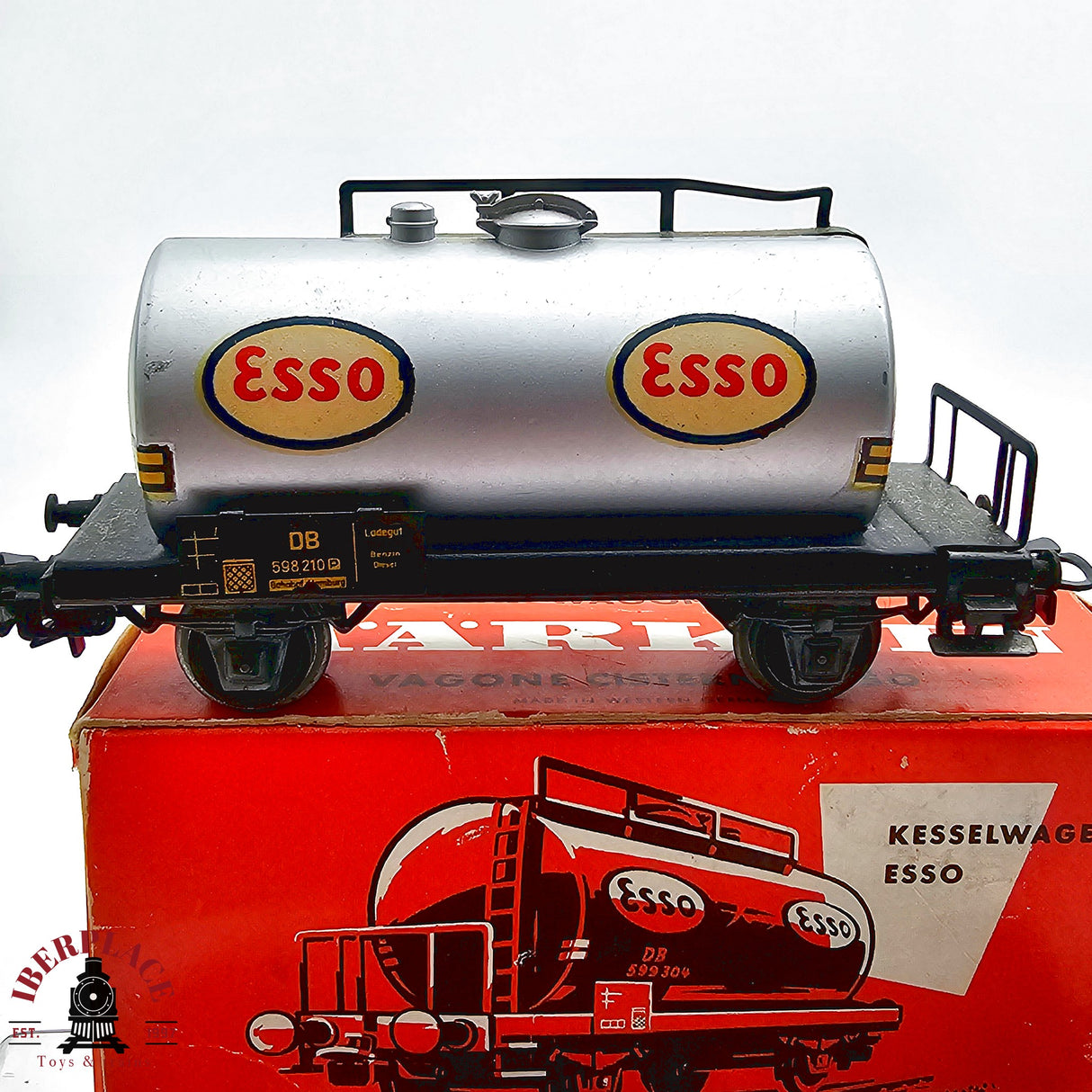 ♻️ 2da mano - Märklin 4x vagones mercancias DB H0 escala 1:87 E13
