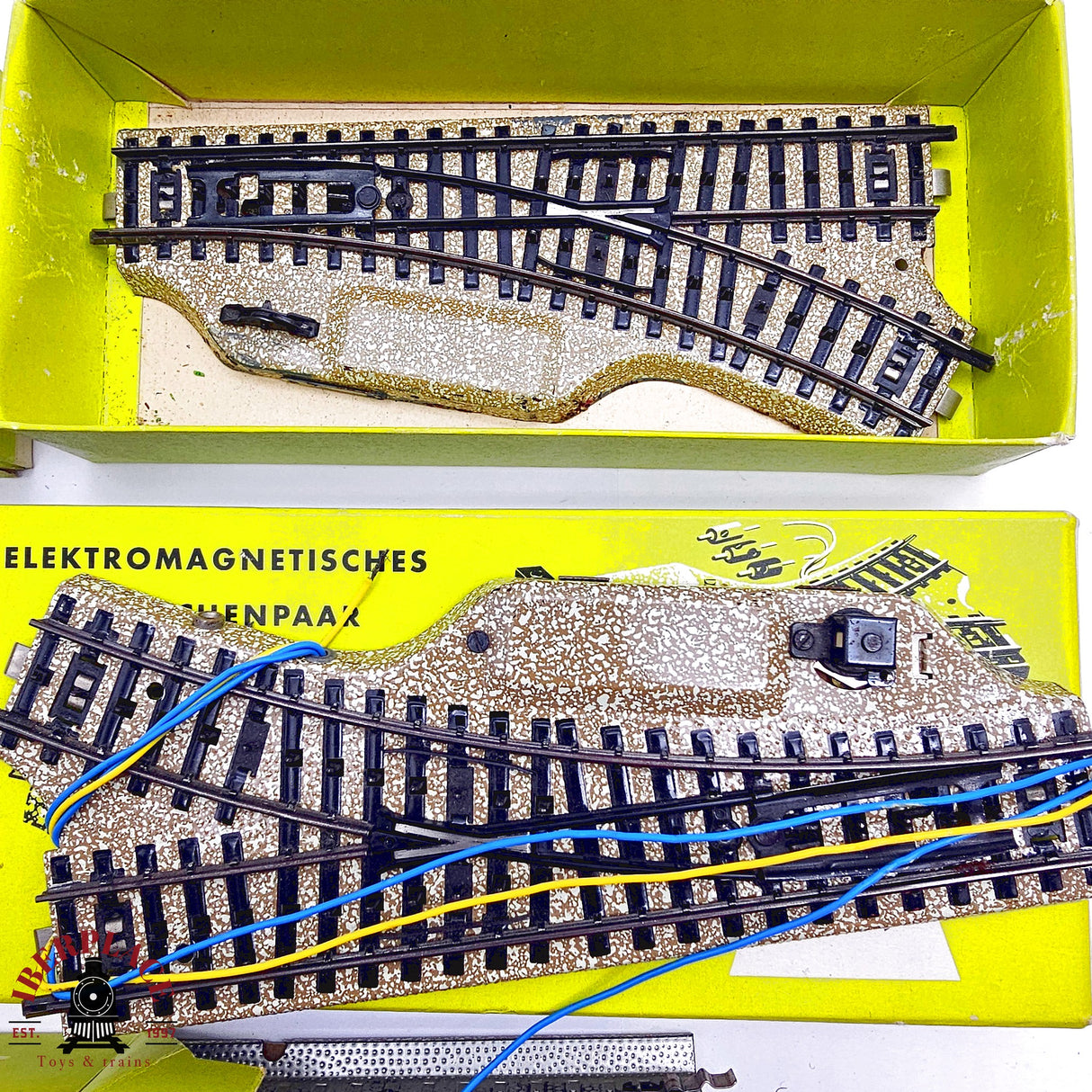 ♻️ 2da mano - Märklin Lote de vías curvas rectas desvíos sistema M H0 escala 1:87 E13