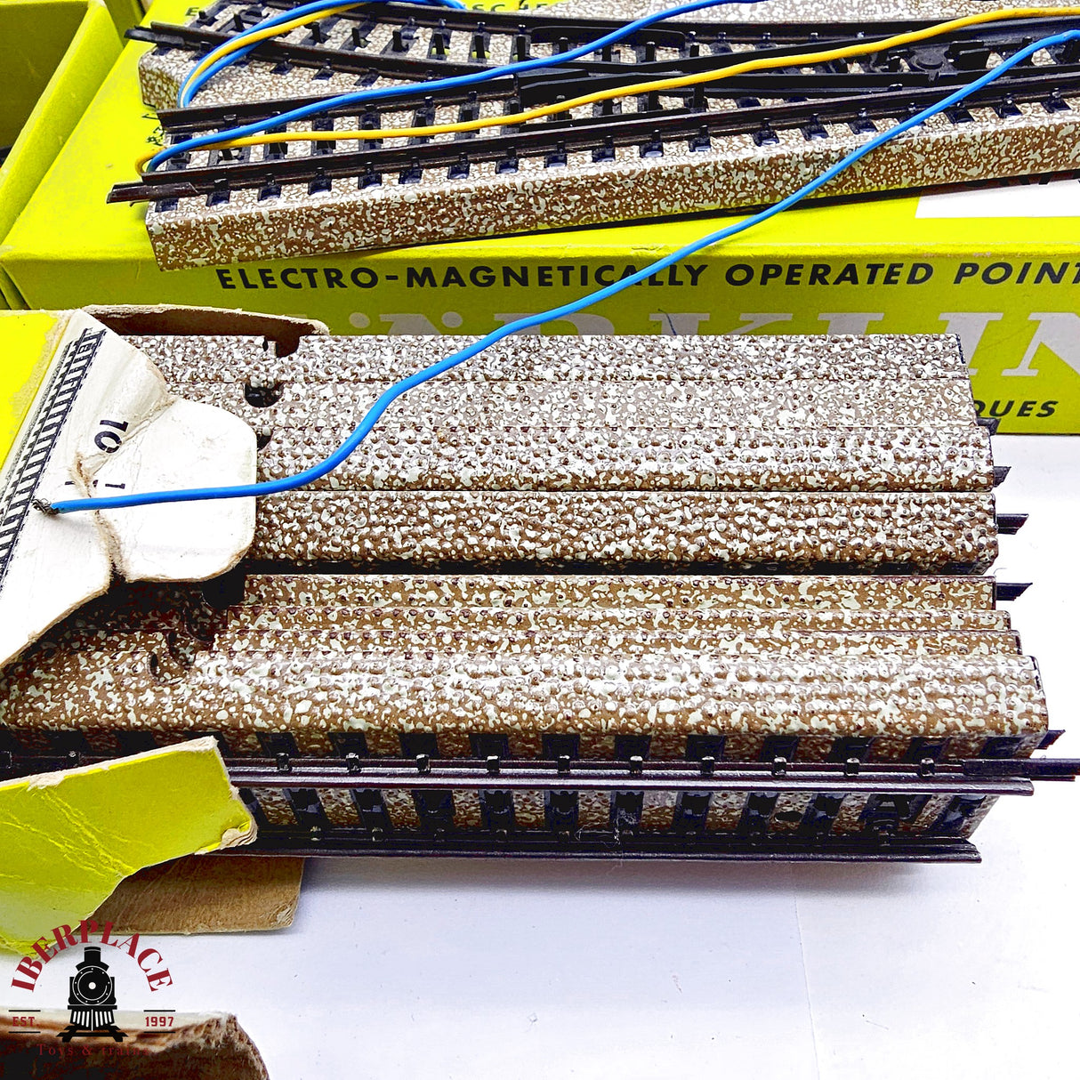 ♻️ 2da mano - Märklin Lote de vías curvas rectas desvíos sistema M H0 escala 1:87 E13