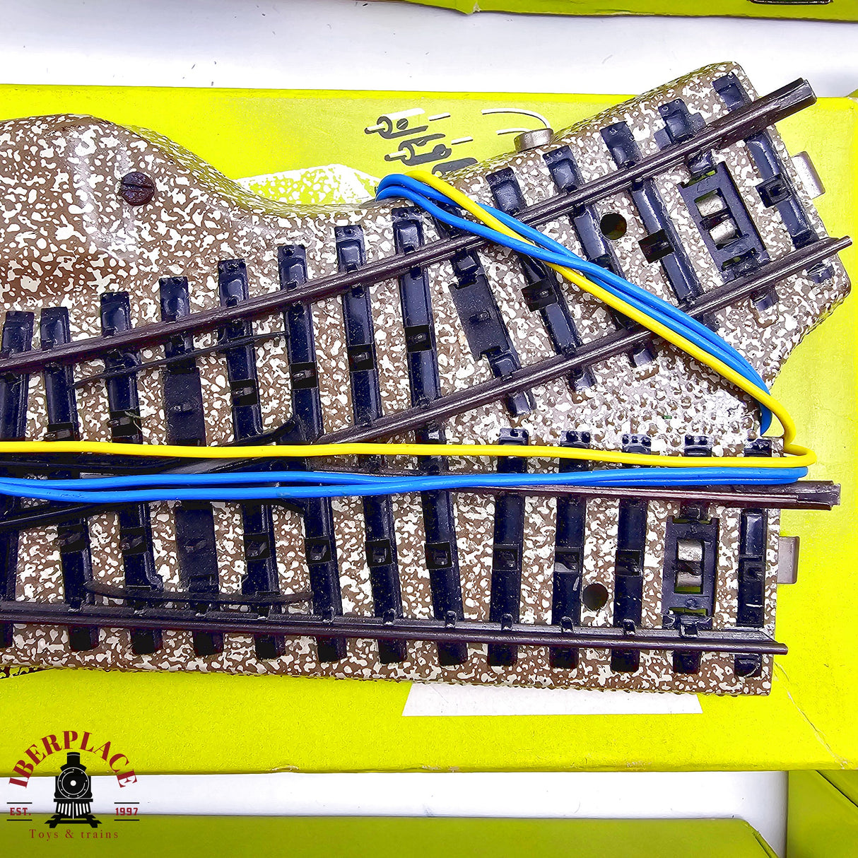 ♻️ 2da mano - Märklin Lote de vías desvíos cruce sistema M H0 escala 1:87 E13