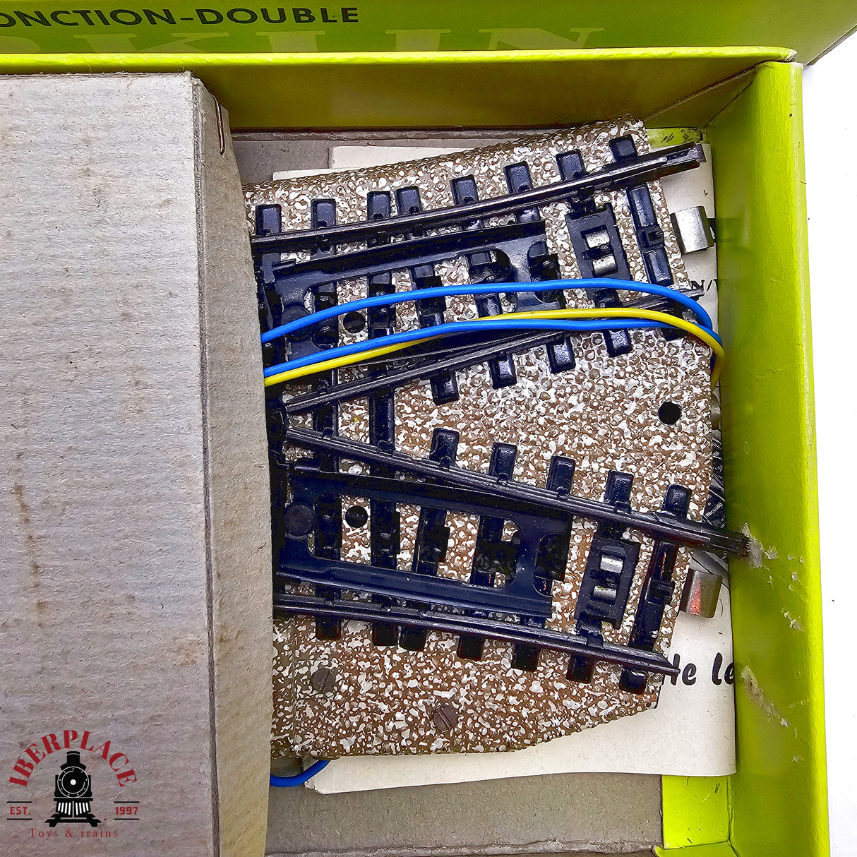 ♻️ 2da mano - Märklin Lote de vías desvíos cruce sistema M H0 escala 1:87 E13